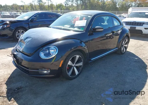 2012 Volkswagen Beetle 2.0T Turbo из США, поврежденный, VIN 3VWVA7ATXCM660808